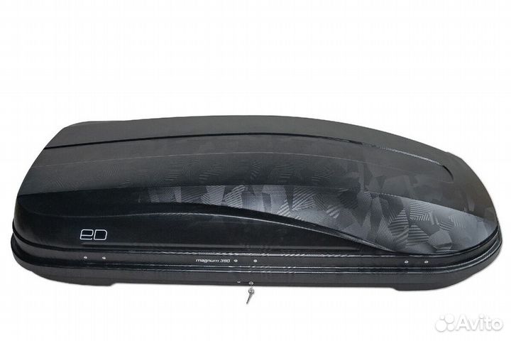 Автобокс на крышу ед Магнум 390 черный камуфляж