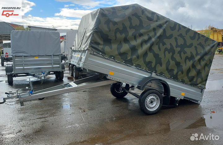 Прицеп 3,0х1,5 на подрамнике рессора Газель