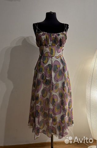Платье сарафан натуральный шелк Австралия