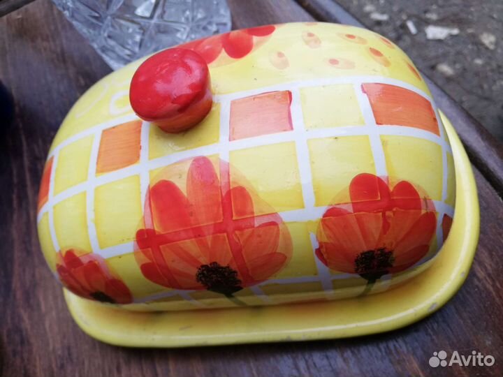 Вазы, графин, масленка СССР