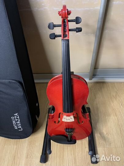 Скрипка для обучения 4/4 комплект + мостик