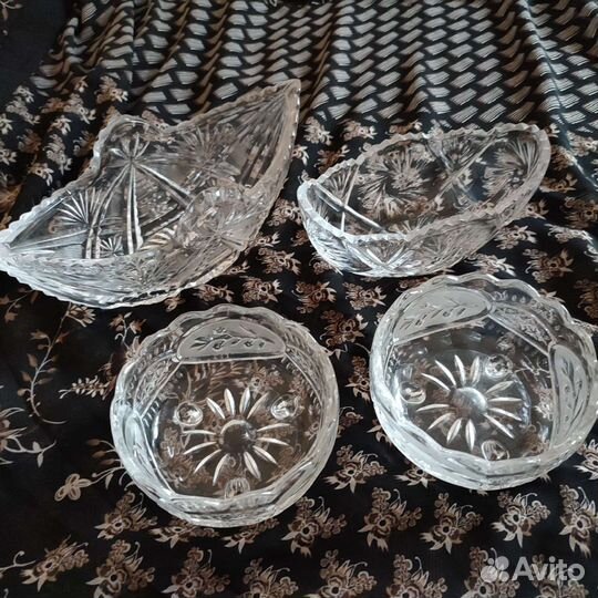 Ваза хрустальная