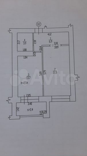 1-к. квартира, 45 м², 5/14 эт.