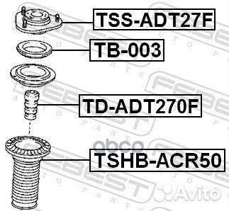 Подшипник опоры амортизатора переднего toyota RAV4