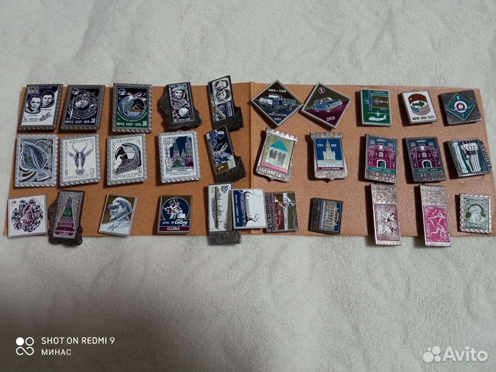 Значки СССР (ситалл)