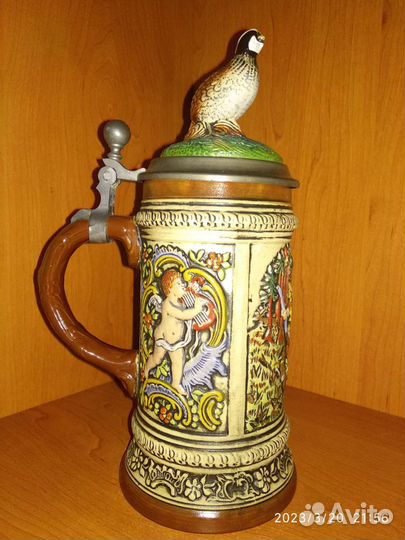 Кружка пивная Куропатка Охота Клеймо