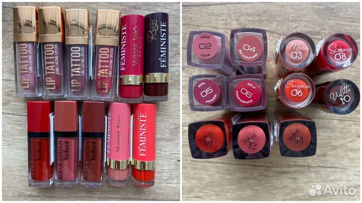 Помада loreal, maybelline, stellary, bourjois