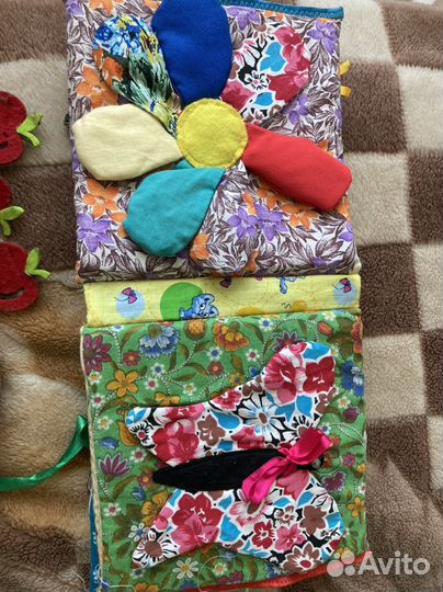 Развивающая мягкая книжка