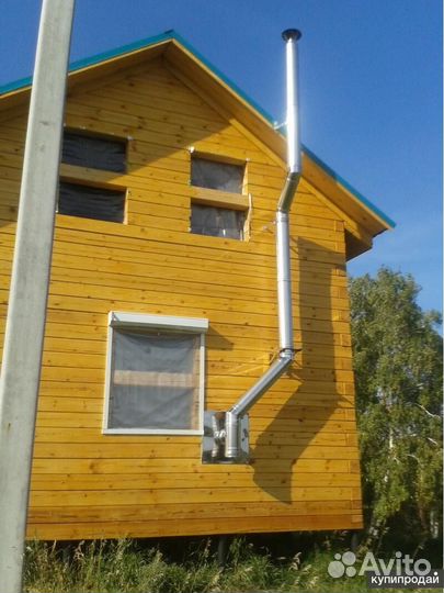 Сэндвич-труба Для Дымохода 150х250, L-1м