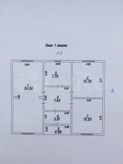 Дом 80 м² на участке 10,4 сот.