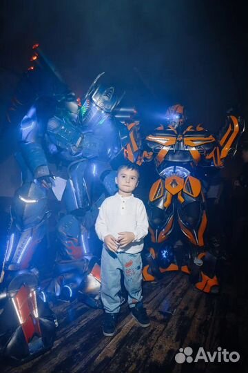 Шоу трансформеров на детский и взрослый праздник