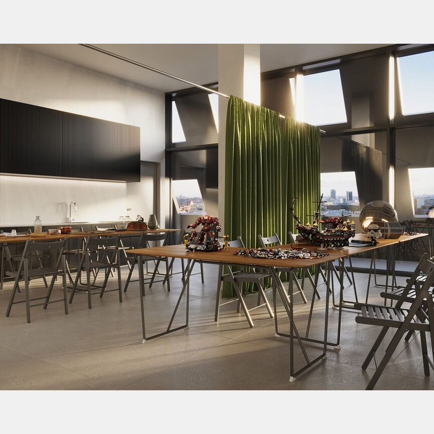 1-к. апартаменты, 44 м², 13/28 эт.