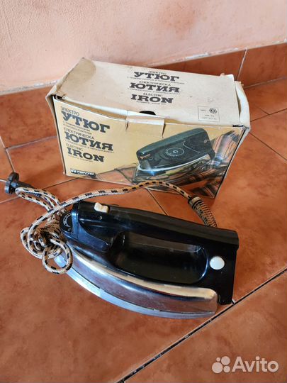 Утюг ретро СССР новый в упаковке