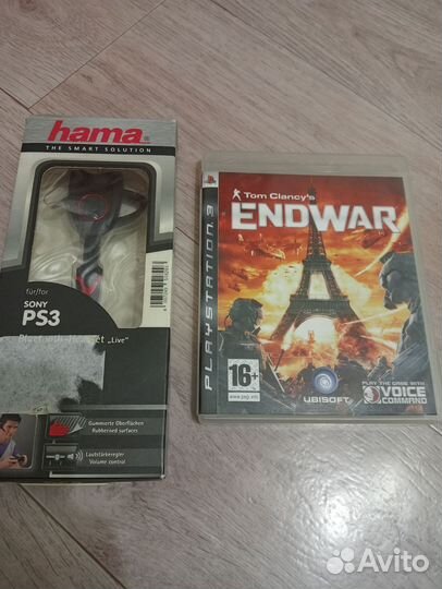 PS3 Tom Clancy's: End War + Гарнитура