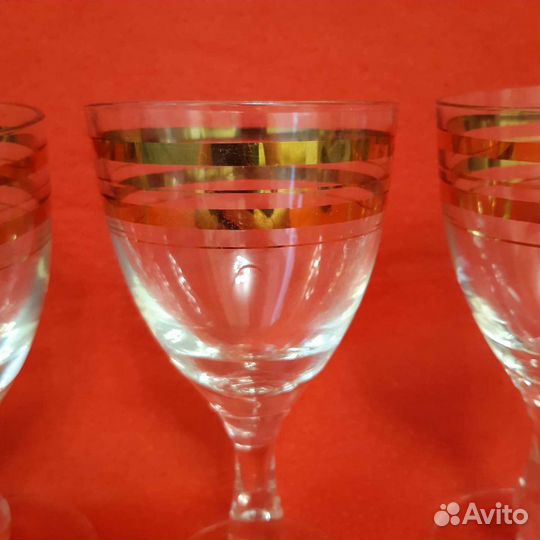Фужеры тонкое стекло 3 шт 15см