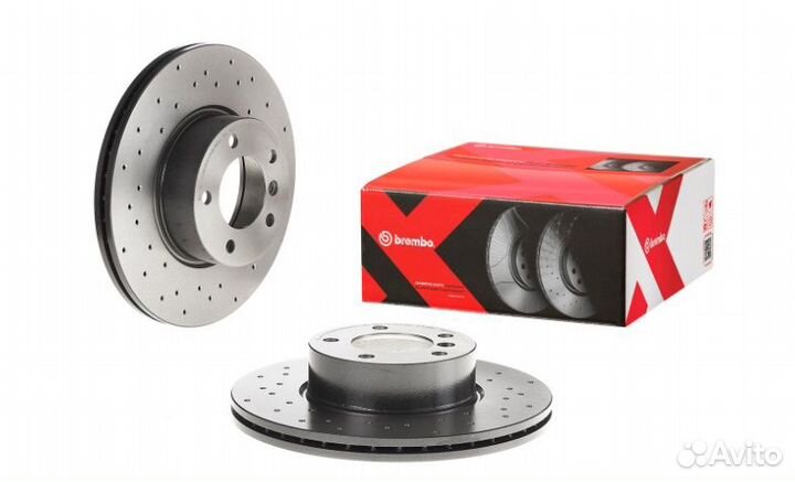 Диск тормозной BMW 3 E90 Brembo С перфорацией