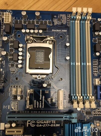 Материнская плата gigabyte ga z77 ds3h