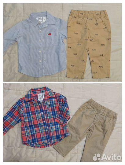 Carter's. Комплект. Новый. Рубашка и брюки. 80-86