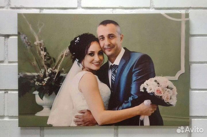 Печать вашего фото на холсте