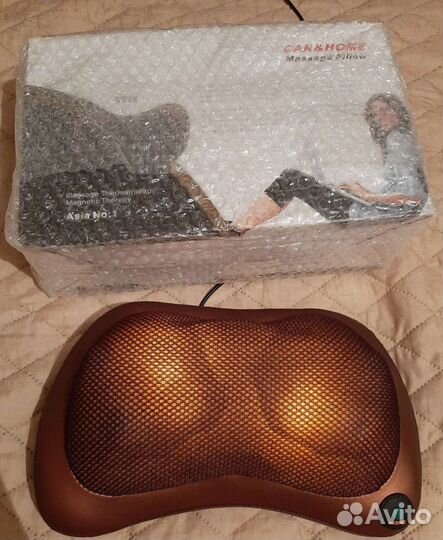 Массажная подушка новая роликовая