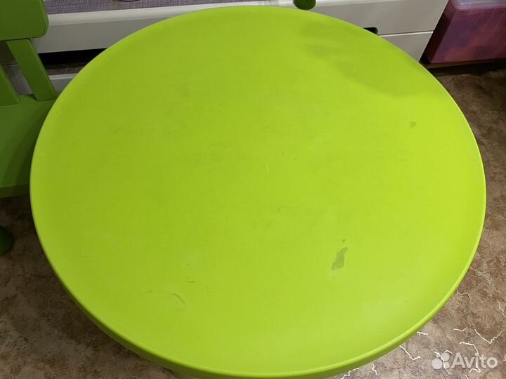 Детский стол и стулья IKEA, маммут