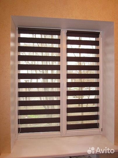 Рулонные шторы День-Ночь или Зебра