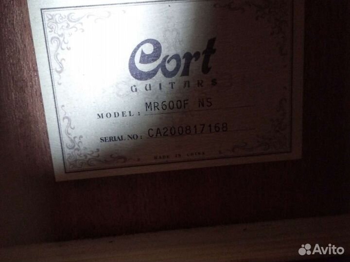 Электроакустическая гитара cort mr600f NS