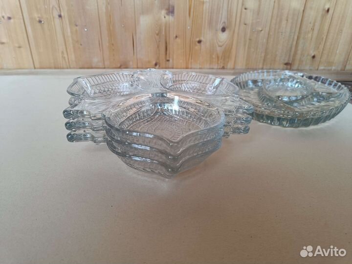 Менажницы из стекла