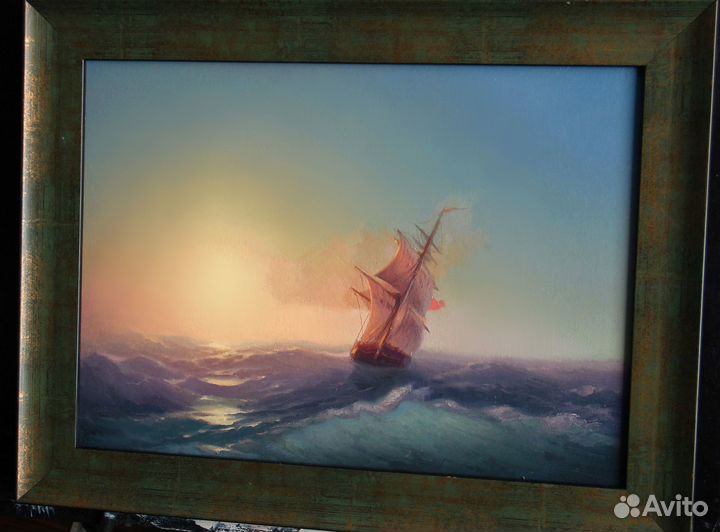 Картина Айвазовского закат