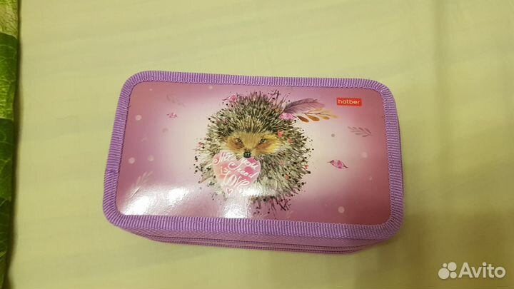 Пенал школьный 2 отделения