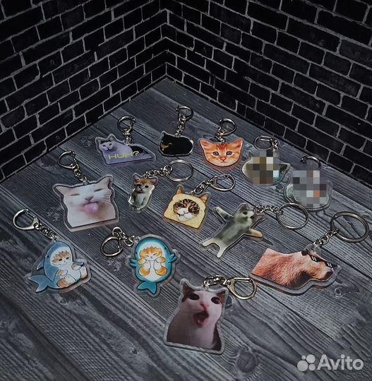 Брелки для ключей коты