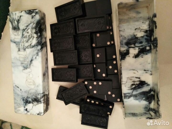 Игра домино СССР карболит 50-ые г. старинное ретро