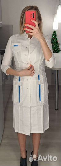 Новый халат женский медицинский 42 в упаковке