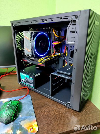 Игровой компьютер intel 8 ядер / RX 6600 8gb