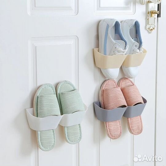 Настенный органайзер для хранения обуви, тапочек