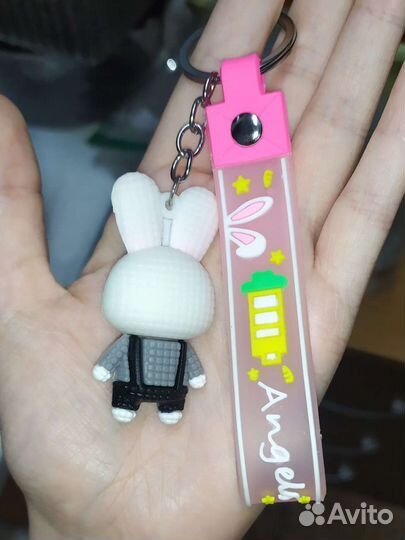 Брелок силиконовый Кролик
