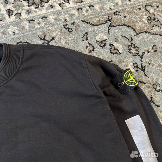 Stone Island Reflective Sweatshirt Black