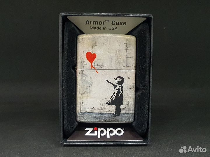 Зажигалка Zippo - Девочка с воздушным шаром