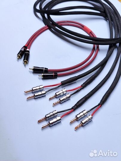 Посеребреный межблочный кабель daxx Hi-end