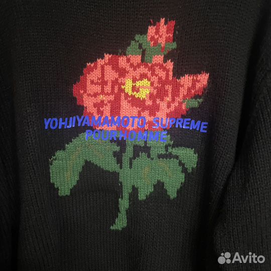 Свитер Supreme x Yohji Yamamoto/Оригинал