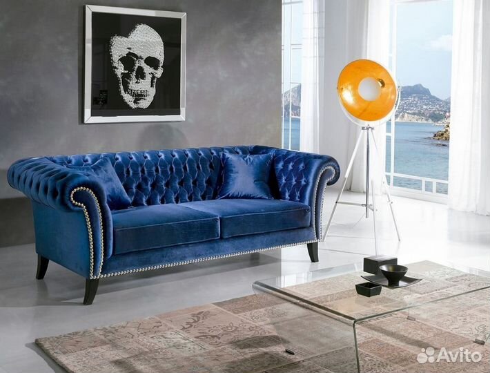 Диван Честерфилд / Диван каретная стяжка