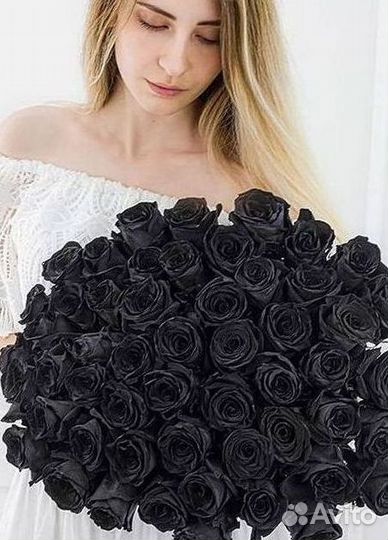 Чёрные розы Букеты доставка