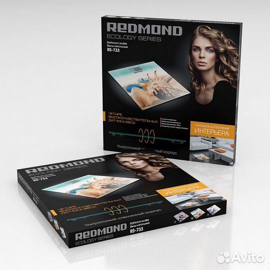 Весы напольные Redmond RS-733 (пляж)