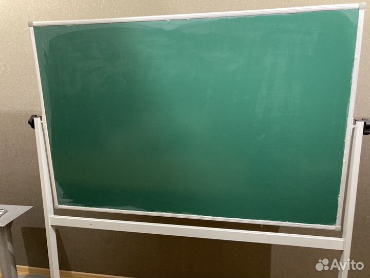 Доска двусторонняя флипчарт и меловая