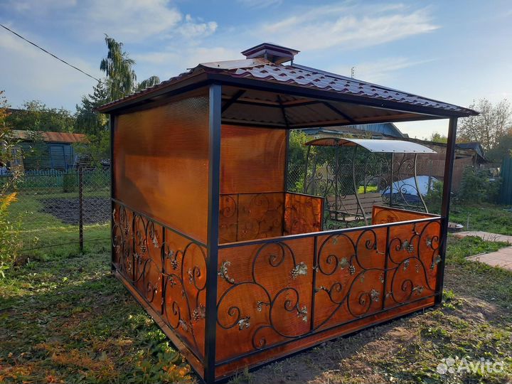 Беседка кованая для сада