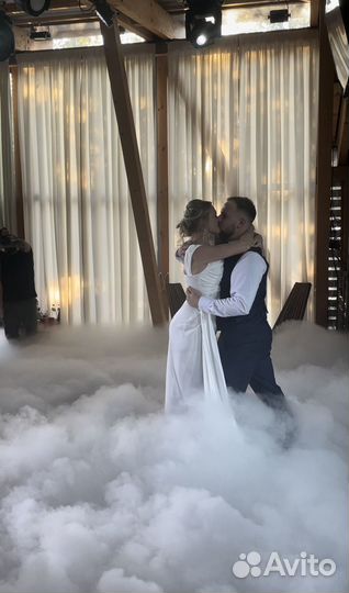 Тяжелый дым и холодные фонтаны на свадьбу