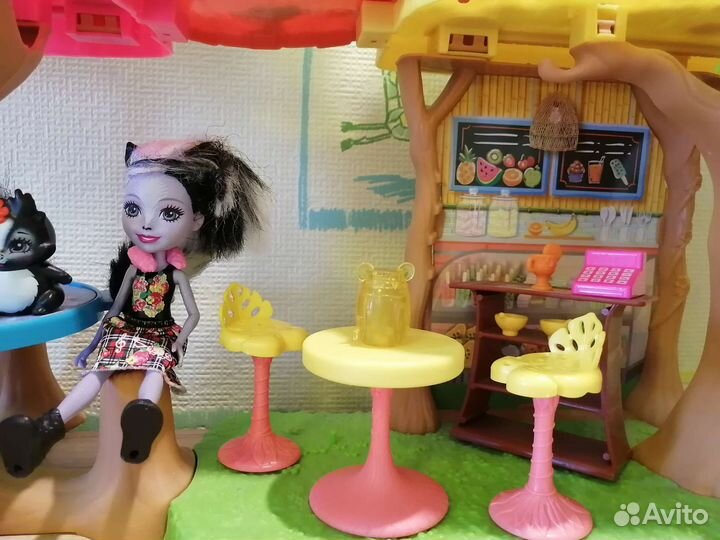 Enchantimals джунгли кафе, куклы, наборы