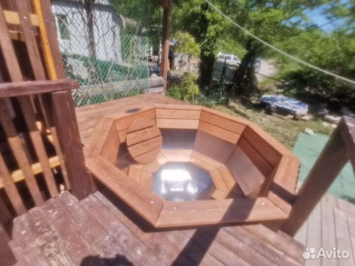 Русская баня на дровах,чан топитсяГеленджик район