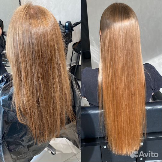 Кератиновое выпрямление ботокс волос Центр