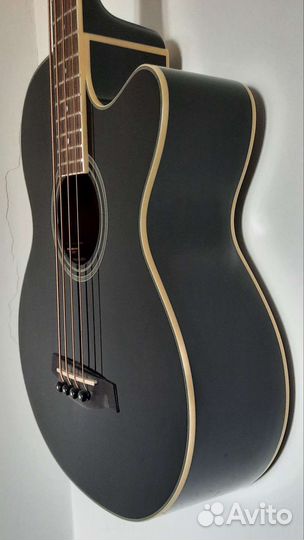 Акустическая бас гитара ibanez AEB8e-BK-27-02